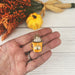 Pumpkin Spice Hoop Earrings