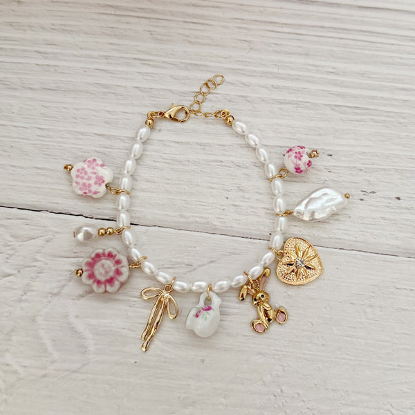 Spring Tea Party Bracelet