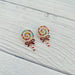 Christmas Lollipop Earrings