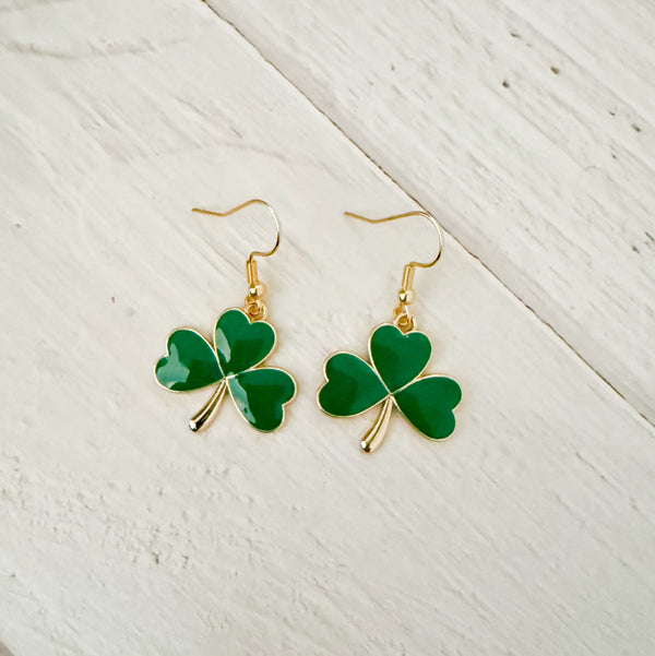 Shamrock Dangle Earrings