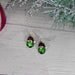 Green Grumpus Christmas Earrings