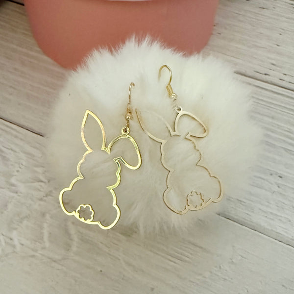 Hollow Bunny Earrings