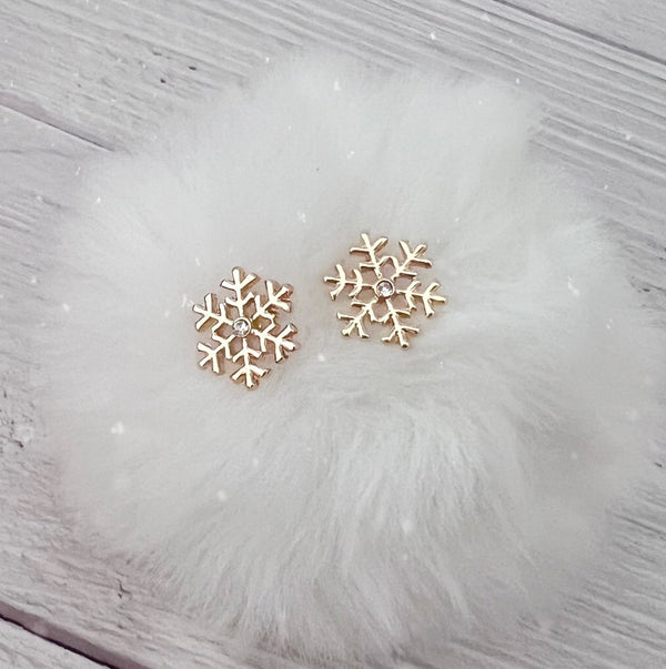 Snowflake Stud Earrings