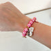 Pink Heart Leopard Bracelet