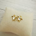 Rhinestone Turtle Stud Earrings