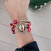 Winter Berry Nutcracker Wrap Bracelet