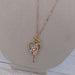 Pink Bubbly Pearl Heart Toggle Necklace