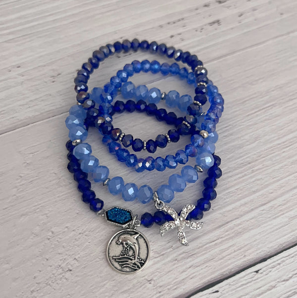 Deep Blue Sea Bracelet Set