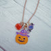 Jack-o-Lantern Jumble Necklace