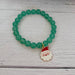 Jolly Jade Santa Bracelet