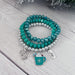 Frosty Teal Cocoa Bracelet Set