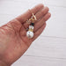 Pearl Snowman Toggle Necklace