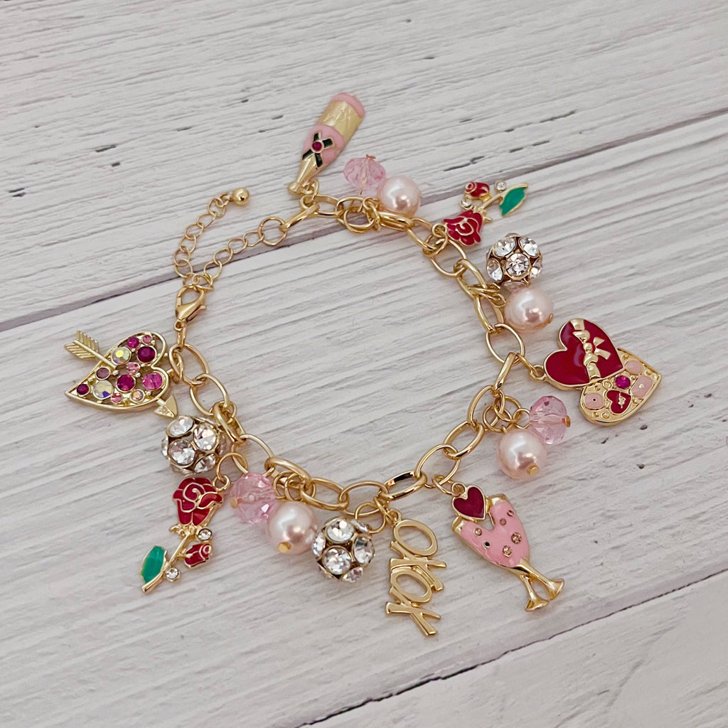 Bubbly Love Charm Bracelet