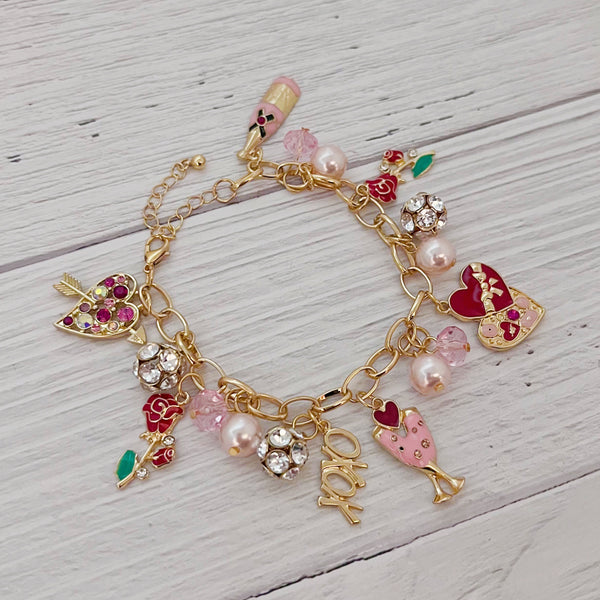 Bubbly Love Charm Bracelet