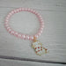 White Heart Cat Bracelet