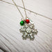 Merry Snowflake Jumble Necklace