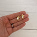 Rhinestone Turtle Stud Earrings