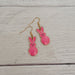 Enamel Peep Dangle Earrings