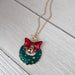 Christmas Garland Toggle Necklace