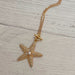 AB Crystal Starfish Toggle Necklace