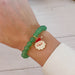 Jolly Jade Santa Bracelet