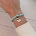 Baby Blue Snowman Bracelet