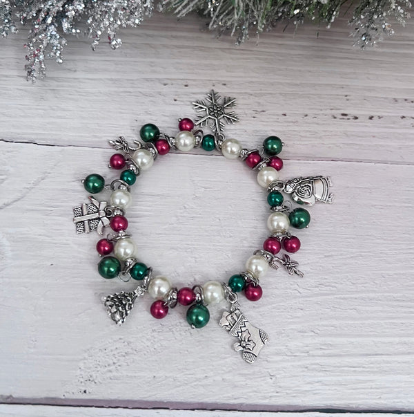 Merry Cha Cha Charm Stretch Bracelet