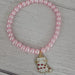 White Heart Cat Bracelet