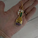 Mardi Gras Champagne Toggle Necklace