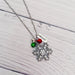 Merry Snowflake Jumble Necklace