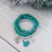 Frosty Teal Cocoa Bracelet Set