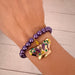 Mardi Gras Crown Bracelet