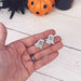 Rhinestone Ghost Stud Earrings