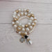 Pearl Snowman Bracelet Set