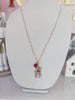 Rhinestone Prancer Necklace