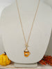 Pumpkin Spice Toggle Necklace