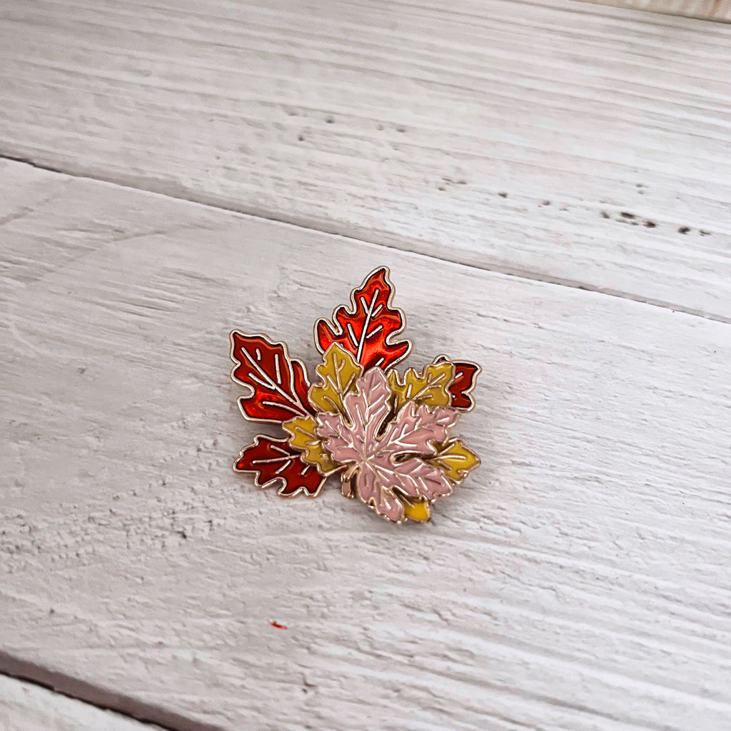 Fall Leaf Brooch