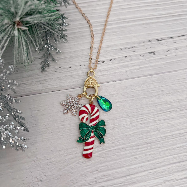 Candy Cane Clasp Necklace