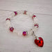 Red Crystal Heart Bracelet