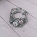 Jolly Happy Soul Snowman Beaded Wrap Bracelet