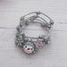 Jolly Happy Soul Snowman Beaded Wrap Bracelet