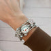 Jolly Happy Soul Snowman Beaded Wrap Bracelet