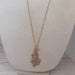 Pastel Rhinestone Candy Cane Necklace