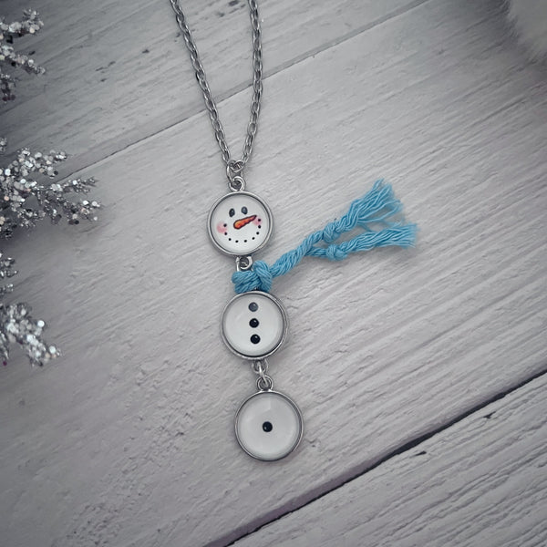 Frosty Snow Buddy Necklace