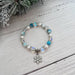 Snow Blue Snowflake Bracelet