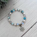 Snow Blue Snowflake Bracelet