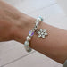 Snow Blue Snowflake Bracelet