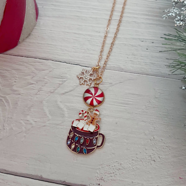 Christmas Light Cocoa Delight Necklace