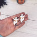 Statement Ghost Post Earrings
