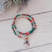 Snowcat Christmas Bracelet